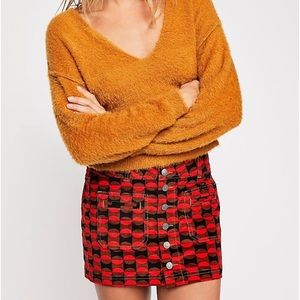 F r e e  P e o p l e • Joanie cord mini skirt